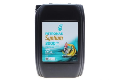 Моторна олива Syntium 3000 AV 5W-40 синтетична 20л PETRONAS 70179R41EU