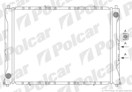 Радіатори охолодження POLCAR 631908-2