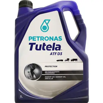 Трансмиссионное масло Tutela ATF D3 минеральное 5 л PETRONAS 76127M12EU