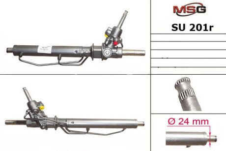 Рульова рейка з ГПК відновлена Subaru Impreza 00-07, Subaru Legacy 99-03, Subaru Impreza 92-01 Rebuilding MSG SU201R