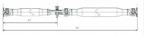 Карданний вал GKN (Spidan) GKN/LOEBRO GKNP20029