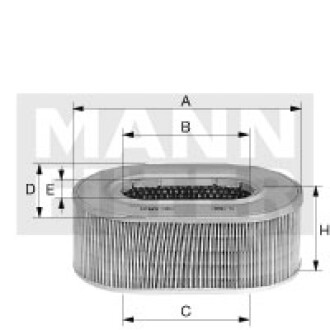 Фільтр повітря Mann-Filter MANN-FILTER MANN (Манн) C 1861