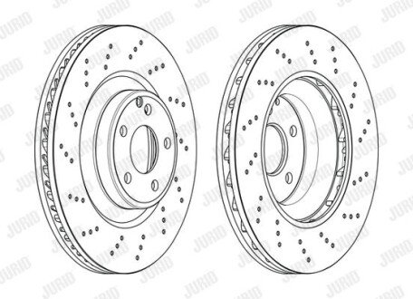 Диск гальмівний JURID 563016JC-1 (фото 1)