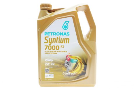 Моторна олива Syntium 7000 FJ 0W-30 синтетична 5л PETRONAS 70670M12EU