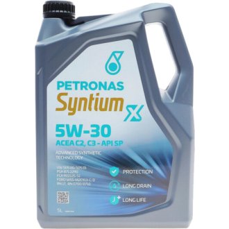 Олива SYNTIUM X 5W30 5л PETRONAS 70982M12EU