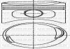 Поршень с кольцами і пальцем (размер отв. 84.00/STD) BMW E28 525 i (M 20 B 25 M,E) (6ц.) YENMAK 31-04600-000 (фото 1)