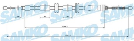 Трос зчеплення SAMKO C1664B