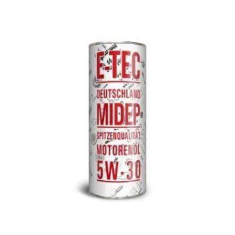 Олива моторна TEC 5w-30 1л E-TEC 5347