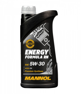 Олива моторна Energy Formula RN 5W-30 SN/CH-4 1L (20шт/уп) MANNOL MN7706-1