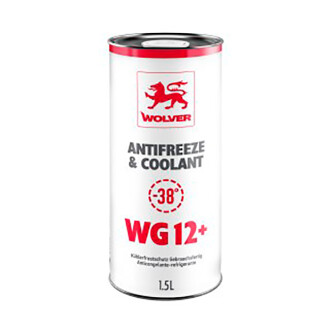 Антифриз Antifreeze & Coolant WG12+ Ready for use черв. каністра 1,5л (6шт уп) (покращена формула) WOLVER 4260360944147