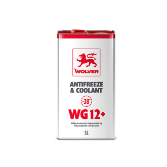 Антифриз Antifreeze & Coolant WG12+ Ready for use черв. каністра 5л (4шт уп) (покращена формула) WOLVER 4260360943430