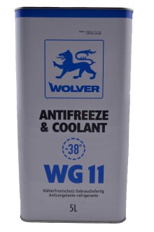 Антифриз Antifreeze & Coolant WG11 Ready for use синій каністра 5л (4шт уп) WOLVER 4260360943454