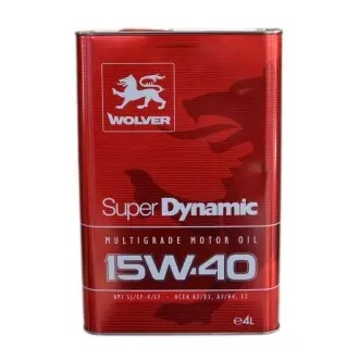 Моторна олива Super Dynamic 15W-40 4 л WOLVER 4260360941153