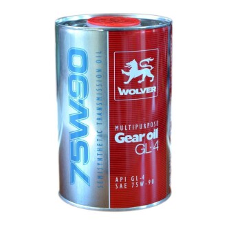 Олива MULTIPURPOSE GEAR OIL 75W90 GL-4 каністра 1л (12шт уп) WOLVER 4260360941337