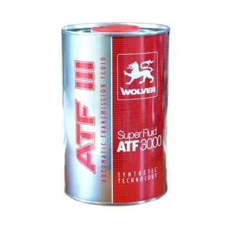 Трансмісійна олива Super Fluid ATF 3000 напівсинтетична 1 л WOLVER 4260360941290