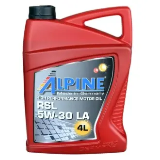 Моторна олива RSL LA 5W-30 синтетична 1л ALPINE 0305-4