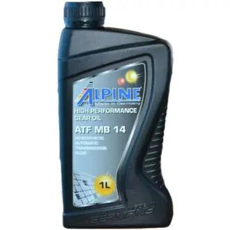 Трансмісійна олива ATF MB 14 синтетична 1 л ALPINE 1545-1