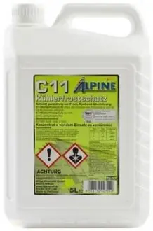 Концентрат антифриза C11 Kühlerfrostschutz зеленый. 5л ALPINE 1145G-5
