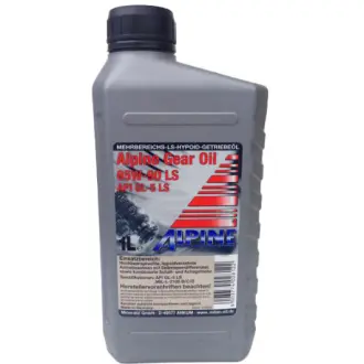 Трансмиссионное масло High Performance Gear Oil GL-5 LS 85W-90 минеральное 1 л ALPINE 0765-1