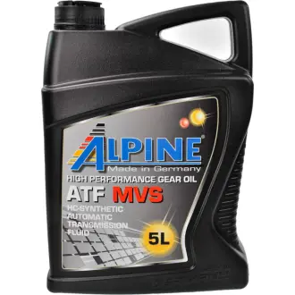 Трансмиссионное масло ATF MVS синтетическое 5 л ALPINE 0735-5