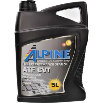 Трансмиссионное масло ATF CVT синтетическое 5 л ALPINE 1615-5