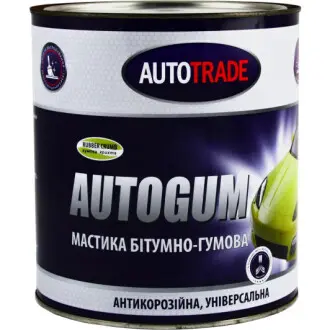 Мастика гумово-бітумна (3л/2,4кг) АВТОТРЕЙД 47480