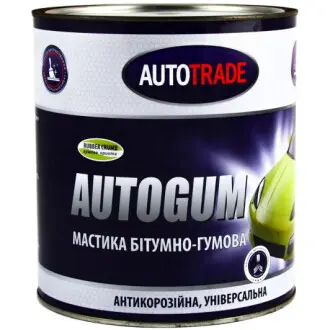 Мастика резиново-битумная (5л/4,3кг) АВТОТРЕЙД 50110