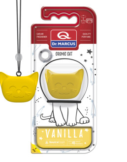 Освіжувач салону сухий Dr.Marcus COSMIC CAT Vanilla 25г на повітрообдув Dr.Marcus DR MARCUS 949