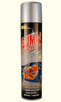 Засіб по догляду за гумовими ущільнювачами Guma+ Rubber Remover ТМ, 300 мл, спрей, 15 шт/уп BIO LINE 164887
