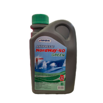 Антифриз " -40" (-26ºC) зелен. G11, ПЕ кан.0,92кг (6 шт уп) NORDWAY 30813