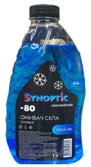 Омыватель стекла зимний концентрат Черный Лед (-80 С) 1 л SYNOPTIC 4820215595605