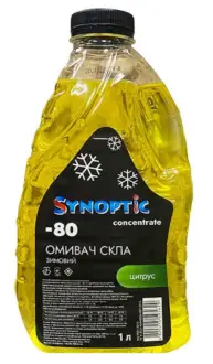 Омыватель стекла зимний концентрат Цитрус (-80 С) 1 л SYNOPTIC 4820215595629
