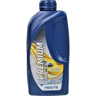 Моторное масло PREMIUM А3/B4 10W-40 синтетическое 1 л NESTE СТ-00151819