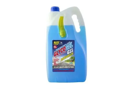 Антифриз Glycogel G11 ready-mix -37C сын, 5л (5,5кг.) BLITZ LINE 26157