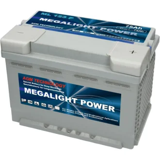Тяговый аккумулятор ML 123 P 75 Ач 12 В MEGALIGHT MEGALIGHT 75