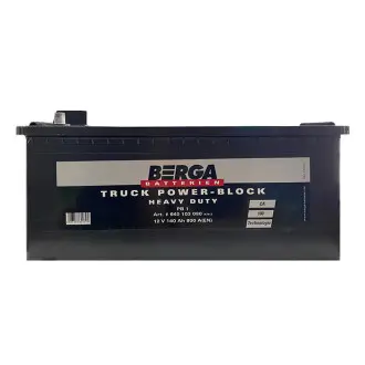 Акумулятор Truck Power Block 140Ah бокова(+/-) (800EN) (д513*ш189*в223) BERGA 6401030807502