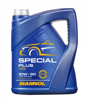 Моторное масло Special Plus 10W-30 полусинтетическое 5 л MANNOL MN75125