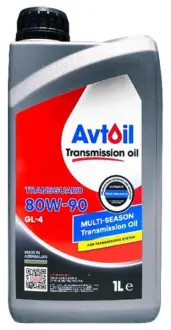 Масло трансмиссионное Transguard 80W-90 GL-4 1 л AVTOIL AV196710