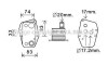 BMW Оливний радіатор 1 E87, 3 E46/90, 5 E60, X3 E83 2.0d AVA BW3555 (фото 1)