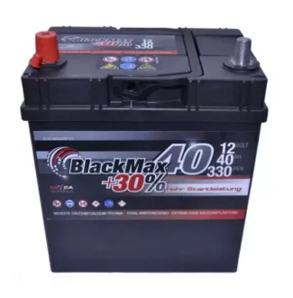 Автомобильный аккумулятор 6СТ-40Ah Аз ASIA 330A (EN) ТК BLACKMAX B4019