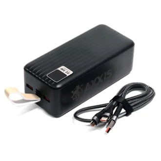 Повербанк 50000mAh, Ultra Fast Charge22.5W 5V3A + кабель зарядки <> AXXIS AX-1387-50