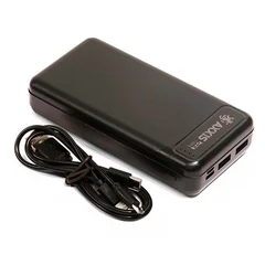 Повербанк 10000mAh, Fast Charge 5V2.1A + кабель зарядки <> AXXIS AX-1388-10