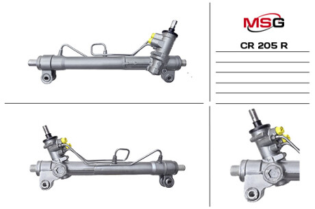 Рульова рейка з ГУР відновлена Opel Antara 06-15, Chevrolet Captiva 06-11 Rebuilding MSG CR205R