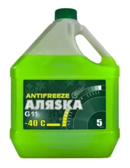 Антифриз G11 -40С зеленый 3л АЛЯSКА 3519