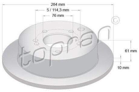 Автозапчастина TOPRAN 820378