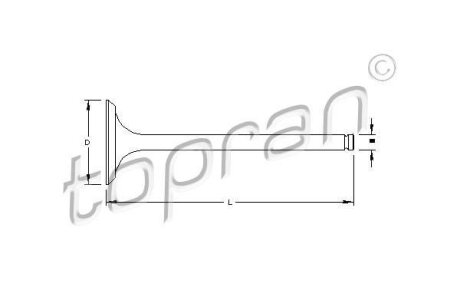 Автозапчастина TOPRAN 721551