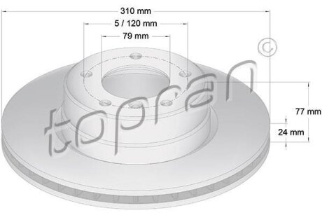 Автозапчастина TOPRAN 500944