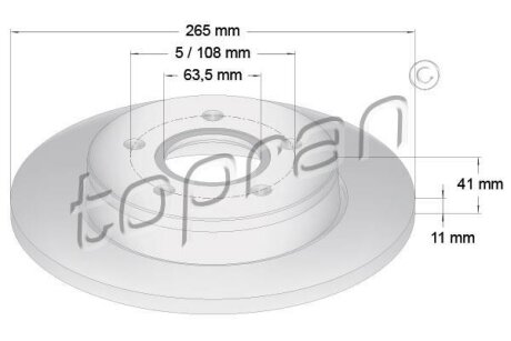 Автозапчастина TOPRAN 302332