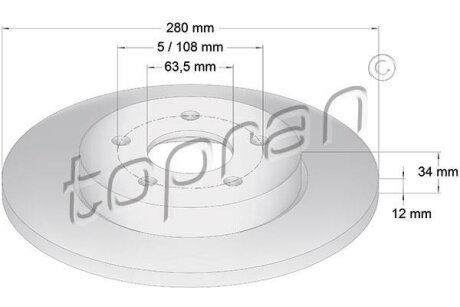 Автозапчастина TOPRAN 301957