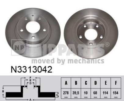 Автозапчастина NIPPARTS N3313042